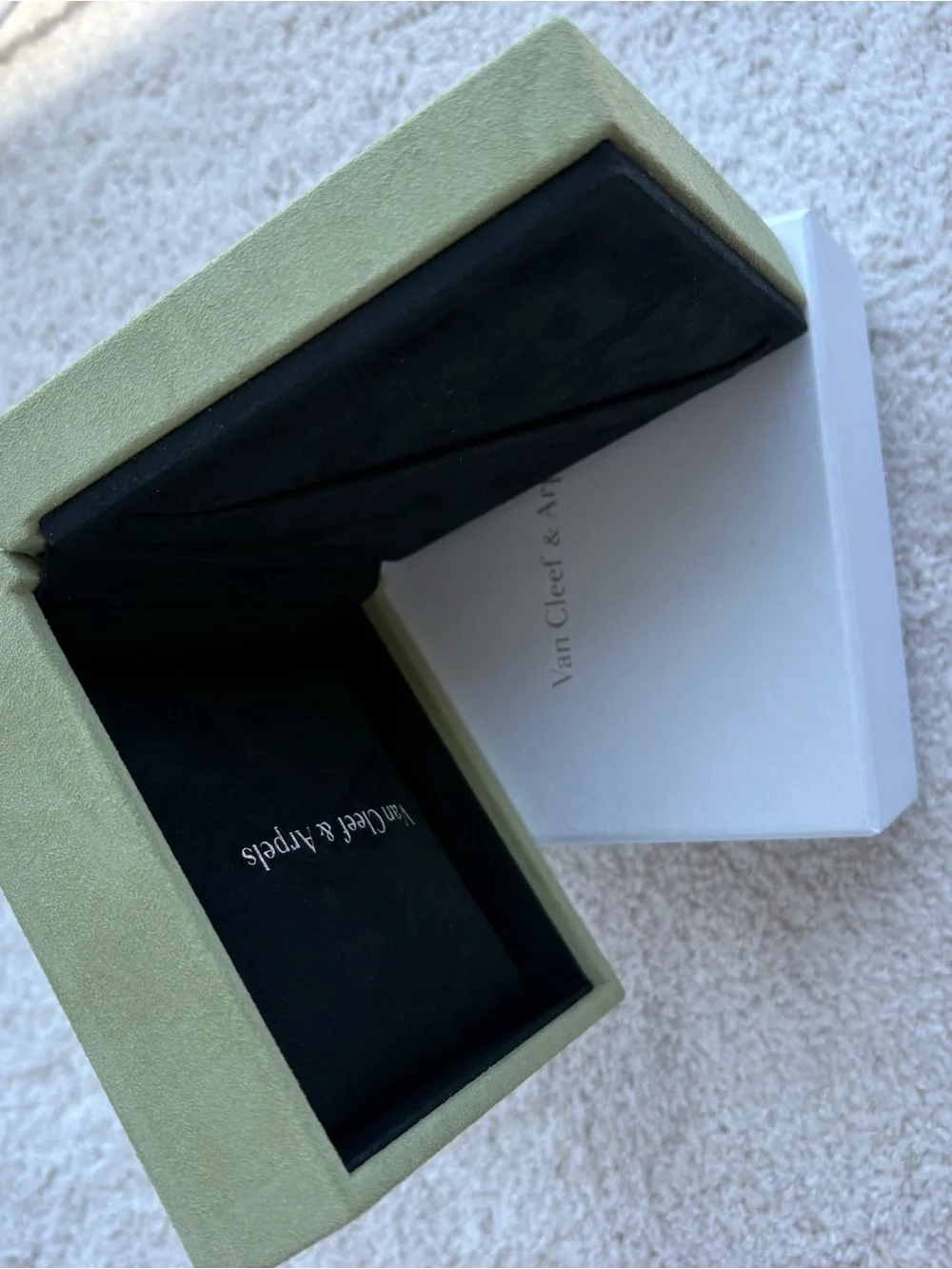 Van Cleef & Arpels Jewelry Box and outer white gift box